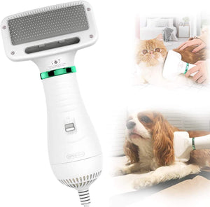 Peine secadora eléctrico para mascotas