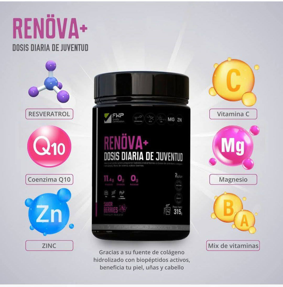 RENÖVA+ | Tu dosis Diaria de Juventud y Vitalidad