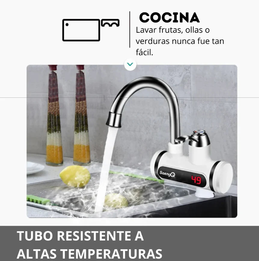 Grifo Eléctrico Calentador de agua